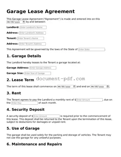 Attorney-Approved Garage Lease Agreement Document