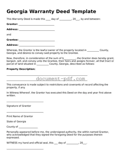 Attorney-Verified Georgia Deed Template
