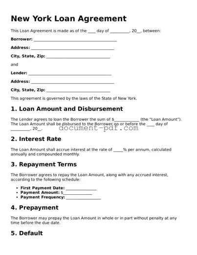 Attorney-Verified New York Loan Agreement Template