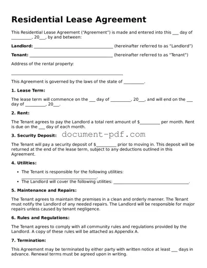 Attorney-Approved Lease Agreement Document