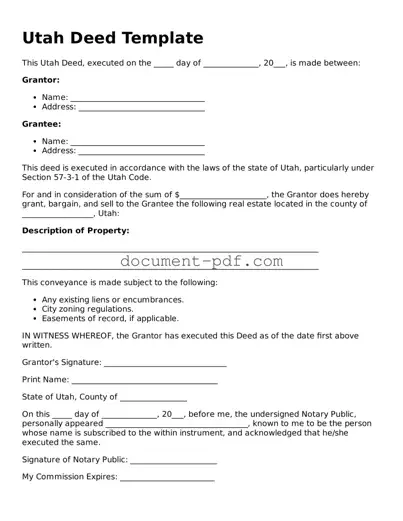 Attorney-Verified Utah Deed Template